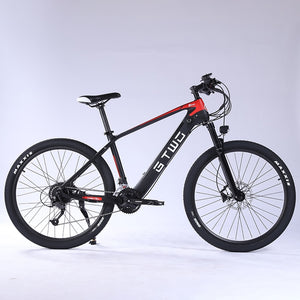 2021 CARBON FIBER ELECTRIC BICYCLE 350W 500W HYDRAULIC BRAKE MOUNTAIN BIKE  LCD LITHIUM BATTERY 27 SPEED