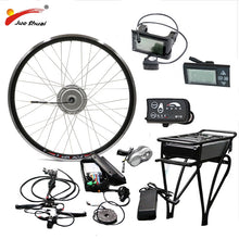 Load image into Gallery viewer, Electric Bike Kit 36V 250W 350W 500W Motor Wheel With Rear Rack Battery for 26&quot;