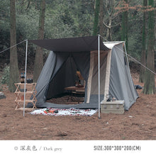 Load image into Gallery viewer, Outdoor Glamping Cotton Fabric Cloth Roof Top Tent 5-8 Person with Rainfly Camping Gear Equipment