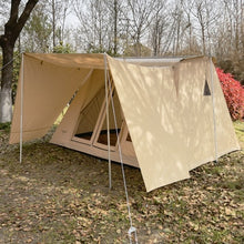 Load image into Gallery viewer, Outdoor Glamping Cotton Fabric Cloth Roof Top Tent 5-8 Person with Rainfly Camping Gear Equipment