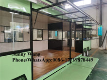 Load image into Gallery viewer, 7m Long Conssion Food Cart Electric Truck Food Kiosk Hot Dog Kiosk Catering Trailer Sushi Dining Car