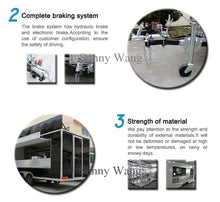 Load image into Gallery viewer, Food Truck Mobile Kitchen Trailer Coffee Fast Food Vending Cart Catering Equipment