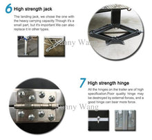 Load image into Gallery viewer, Food Truck Mobile Kitchen Trailer Coffee Fast Food Vending Cart Catering Equipment