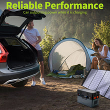 Load image into Gallery viewer, ALLPOWERS Solar Generator 606WH/164000mAh Solar Portable PowerStation With 18V100W Foldable SolarPanel MC-4 Anderson For Camping