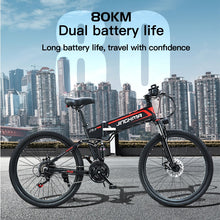 Load image into Gallery viewer, E bike 800w 48v12.8ah lithium battery 26 inch 2021 new folding mountain bike  for adults