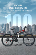 Load image into Gallery viewer, E bike 800w 48v12.8ah lithium battery 26 inch 2021 new folding mountain bike  for adults