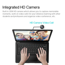 Load image into Gallery viewer, 12.5 Inch N3350 Slim Small Mini Laptop 4G RAM 64G SSD Ultrabook Business Office Notebook Cool Black Netbook Portable PC Computer