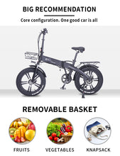 Load image into Gallery viewer, Electric bike 750W 48V15ah 45km/h  Motor Ebike  80KM Electrica 4.0 fat tire Electric Bicycle beach E-bike