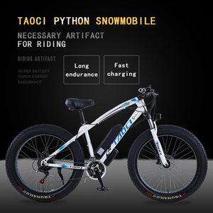 26-inch Electric Bike 45km/h Powerful Commuter Bicycle 48V 13Ah Battery 750W Brushless Motor Double Disc Brake Fat Tire Ebike