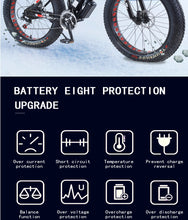 Load image into Gallery viewer, 26-inch Electric Bike 45km/h Powerful Commuter Bicycle 48V 13Ah Battery 750W Brushless Motor Double Disc Brake Fat Tire Ebike