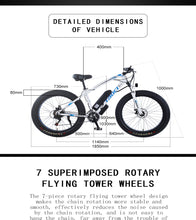 Load image into Gallery viewer, 26-inch Electric Bike 45km/h Powerful Commuter Bicycle 48V 13Ah Battery 750W Brushless Motor Double Disc Brake Fat Tire Ebike