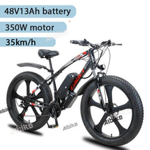 Load image into Gallery viewer, 26-inch Electric Bike 45km/h Powerful Commuter Bicycle 48V 13Ah Battery 750W Brushless Motor Double Disc Brake Fat Tire Ebike