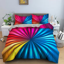 Load image into Gallery viewer, Psychedelic Swirl Duvet Comforter Cover Abstract Artwork Bedding Set Luxury