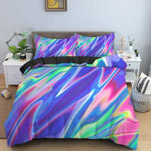 Load image into Gallery viewer, Psychedelic Swirl Duvet Comforter Cover Abstract Artwork Bedding Set Luxury