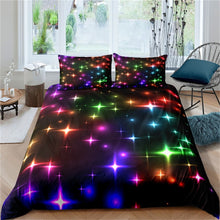 Load image into Gallery viewer, 3D Printing Bedding Set Luxury Duvet Cover With Pillowcase Quilt Cover Queen King Bed Set Starry Sky Pattern Comforter Covers