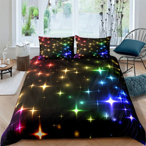 3D Printing Bedding Set Luxury Duvet Cover With Pillowcase Quilt Cover Queen King Bed Set Starry Sky Pattern Comforter Covers