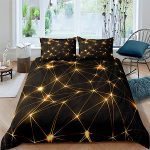 3D Printing Bedding Set Luxury Duvet Cover With Pillowcase Quilt Cover Queen King Bed Set Starry Sky Pattern Comforter Covers