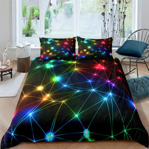 3D Printing Bedding Set Luxury Duvet Cover With Pillowcase Quilt Cover Queen King Bed Set Starry Sky Pattern Comforter Covers