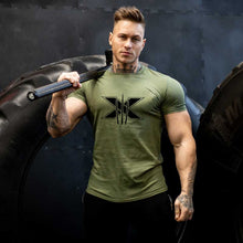 Load image into Gallery viewer, Bodybuilding  Graphic T Shirts Workout Fitness Men Clothing Short Sleeve Shirt Street Wear