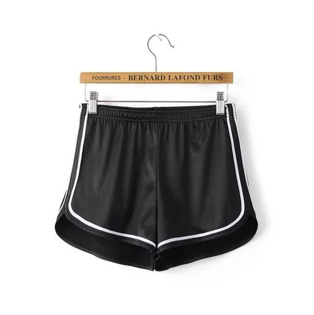 Women Shorts Summer Silk Slim Beach Casual Edge Shorts