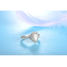 Load image into Gallery viewer, ZOCAI Brand design wedding and engagement ring real GIA certificated 1.0 CT with side stone 0.45 CT 18K gold(AU750)