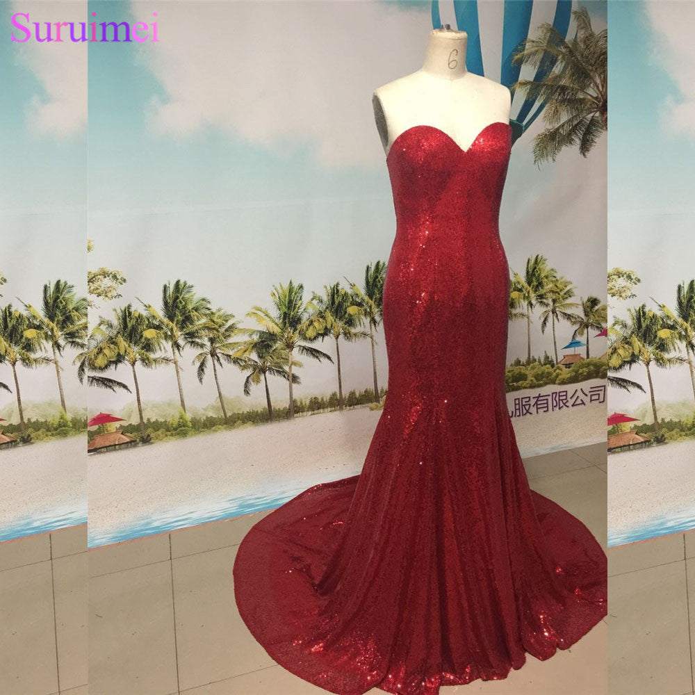 Celebrity Dress Sexy V Neck Spaghetti Strap Backless Dresses Red Evening Dresses