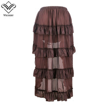 Load image into Gallery viewer, Women Skirts Sexy Long Maxi Steampunk Skirts Punk Midi Gothic Corset Skirt Lace Skirts