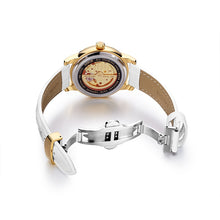 Load image into Gallery viewer, Mige 2018 New Real Mechanical Ladies Watch Fashion White Red Leather Female Clock Waterproof Skeleton Automatic Woman Watches