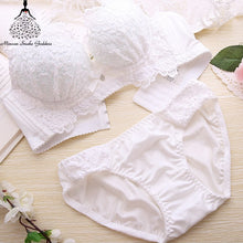 Load image into Gallery viewer, Sexy Underwear Set Push Up Bra Set For Women Underwear Lace Embroidery Bralette Set Women Intimates Lingerie AB Cup