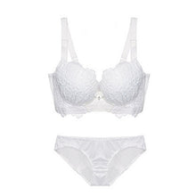 Load image into Gallery viewer, Sexy Underwear Set Push Up Bra Set For Women Underwear Lace Embroidery Bralette Set Women Intimates Lingerie AB Cup