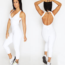 Load image into Gallery viewer, Sports Jumpsuits Backless Sportswear Fitness Tight Women&#39;s Tracksuits Sport Running Set Yoga Sets Workout Clothes Gym Clothes