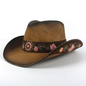 Women Men Western Cowboy Hat For Dad Gentleman Lady Cowgirl Sombrero Hombre Jazz Caps 9 Stlye Dropshipping