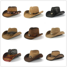 Load image into Gallery viewer, Women Men Western Cowboy Hat For Dad Gentleman Lady Cowgirl Sombrero Hombre Jazz Caps 9 Stlye Dropshipping