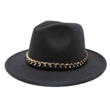 Load image into Gallery viewer, Seioum New Fashion Wool Pork Pie Boater jazz Top Hat For Women&#39;s Men&#39;s Felt Wide Brim Fedora Gambler Hat