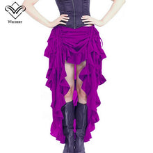 Load image into Gallery viewer, Women Skirts Sexy Long Maxi Steampunk Skirts Punk Midi Gothic Corset Skirt Lace Skirts