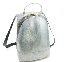 Load image into Gallery viewer, Casual outdoor patent leather backpack large capacity waterproof school bag