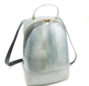 Casual outdoor patent leather backpack large capacity waterproof school bag