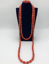 Load image into Gallery viewer, Jewelry Set Coral Men One Layer 100% Original Coral Beads Jewelry Set African Nigerian Necklace Set