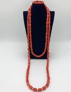 Jewelry Set Coral Men One Layer 100% Original Coral Beads Jewelry Set African Nigerian Necklace Set