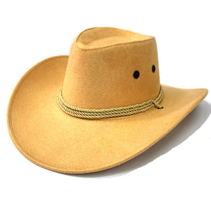 Cowboy Hats for Women with The Fields Sombreros Mujer Invierno Western American Mens Sombrero Vaquero Faux Suede