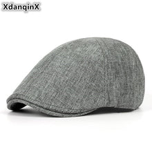 Load image into Gallery viewer, X Retro Men&#39;s Cap Ultra-thin Breathable Berets For Men Women Elegant Women&#39;s Flat Caps Couple Hat New