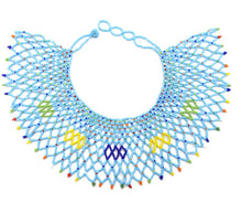 Load image into Gallery viewer, Ethnic Bohemian Bead Tassel Necklace Earring Set for Women