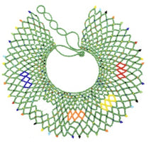 Load image into Gallery viewer, Ethnic Bohemian Bead Tassel Necklace Earring Set for Women