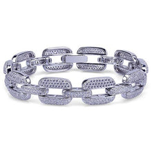 Load image into Gallery viewer, High Quality Micro-Studded CZ Diamond  18K Gold Plated  Men&#39;s Bracelet
