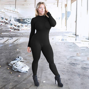 long sleeve workout clothes for women 2019 black sportswear for women gym seamless set fitness jumpsuits sport elastic tracksuit