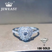 Load image into Gallery viewer, Natural Diamond 18K Gold Pure Gold Ring Beautiful Gemstone Ring Good Upscale Trendy Classic Party Fine Jewelry Hot Sell New 2020