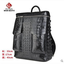 Load image into Gallery viewer, weitasui Crocodile leather backpack travel bag men&#39;s and women&#39;s backpacks leisure men women luggage box