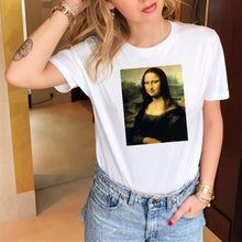 Load image into Gallery viewer, Ukiyo-e Vincent Van Gogh Printed Funny Women T shirts Harajuku Kimono Woman Short Sleeve Tees Tops Vintage Female T-shirt