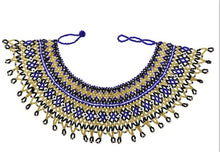 Load image into Gallery viewer, Ethnic Bohemian Bead Tassel Necklace Earring Set for Women