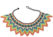 Load image into Gallery viewer, Ethnic Bohemian Bead Tassel Necklace Earring Set for Women